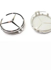 Glossy silver / 75mm 4pcs