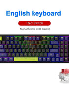 E-YOOSO Z94 USB Mechanical Gaming Keyboard Wired Monochrome Backlit 94 Key Russian Brazilian Portuguese for Compute Laptop PC