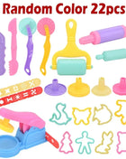 Creative 3D Playdough Mold Clay Modeling Accessories DIY Dough Play Noodle Tool Kit Plastic Knife Mold Educational Toy For Kids