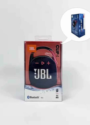 Altoparlante Bluetooth JBL CLIP 4, suono JBL Signature, impermeabile IP67, 10 ore di riproduzione, design compatto, moschettone, protezione cavo, cavo da 0,3 m