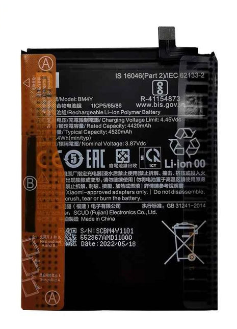 Original Battery For Xiaomi Poco F3 ,11i ,11T Pro ,12T Pro ,Redmi Note 10 10S ,Redmi K40 Pro K50 Ultra ,POCO X3 Pro X4 GT M5s