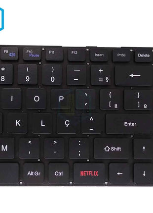 NETFLIX BR Brazilian laptop keyboard for Multilaser Ultra Ub440 Ub445 F0044-044 MB3008044 XS-30011001 Keyboard Replacement