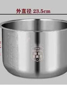 Pentola Interna Midea in Acciaio Inox 304 - 3L 4L 5L per Rice Cooker FS3010/70