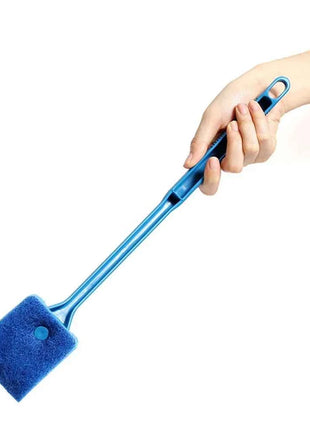 Aquarium Cleaning Brushes for Glass Acrylic Fish Tank Algae Clean Double Sided Algae Scraper Sponge Aquarium Cleaning Tools