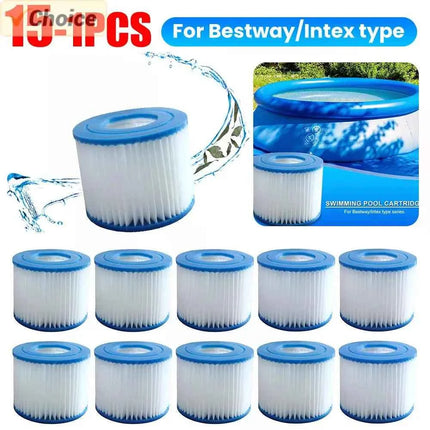 Filtro di ricambio per piscina da 1-10 pezzi adatto per Bestway Flowclear Size cartuccia filtro VI Lay-Z-Spa - Miami Vegas Palm Springs
