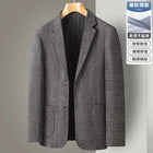 Blazer Uomo Slim Fit a Quadri - Stile British Cerimonia 2025