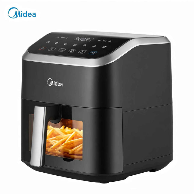 Midea 5L Air Fryer Large Capacity Family Size Multi-Functional Easy Clean Oil-Free Healthy Adjustable Temp Rapid Air