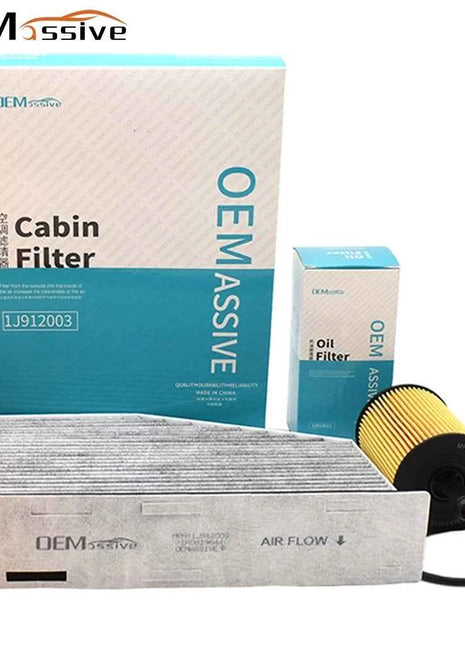 Set combinato filtro aria abitacolo olio a carbone attivo per Audi TT Roadster 8J Seat Toledo 5P Skoda VW Golf 6 Jetta 1K2 Passat Scirocco