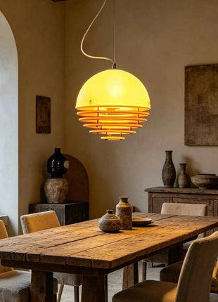 Lampadario Atmosfera Tramonto, Lampada a Sospensione Nordica per Sala da Pranzo, Illuminazione per Interni, Camera da Letto e Soggiorno