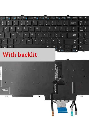 New Laptop Replacement Keyboard Compatible for DELL Precision 3530 3520 15-3530 M3530 P60F 7520