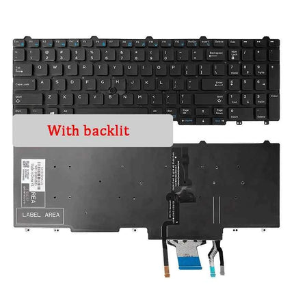 New Laptop Replacement Keyboard Compatible for DELL Precision 3530 3520 15-3530 M3530 P60F 7520
