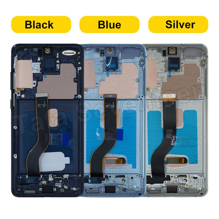 Super Amoled Per Samsung Galaxy S20 Plus G985 G986 Display LCD Touch Screen Digitizer con Cornice Per Samsumg S20 + Sostituzione