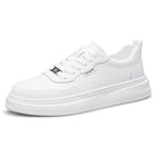Scarpe casual da uomo in vera pelle, sneakers alla moda con lacci, comode scarpe da passeggio, calzature da skateboard maschili, tenis masculino