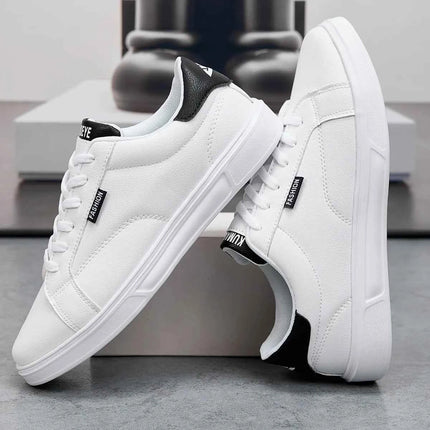 Scarpe da uomo comode casual per donna sneakers in pelle bianca leggere da passeggio piatte sport all'aria aperta corsa tennis zapatillas