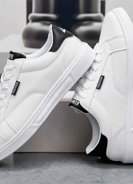 Scarpe da uomo comode casual per donna sneakers in pelle bianca leggere da passeggio piatte sport all'aria aperta corsa tennis zapatillas