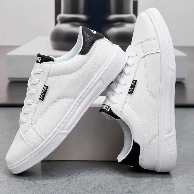 Scarpe da uomo comode casual per donna sneakers in pelle bianca leggere da passeggio piatte sport all'aria aperta corsa tennis zapatillas