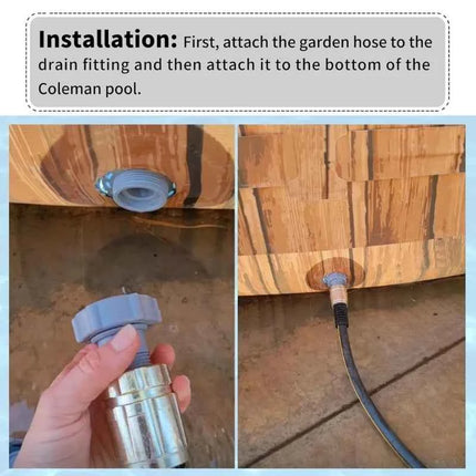 Connettore per raccordo di scarico per piscina per P6A1420 P6D1420 P6H1420 P6D1420ASS16