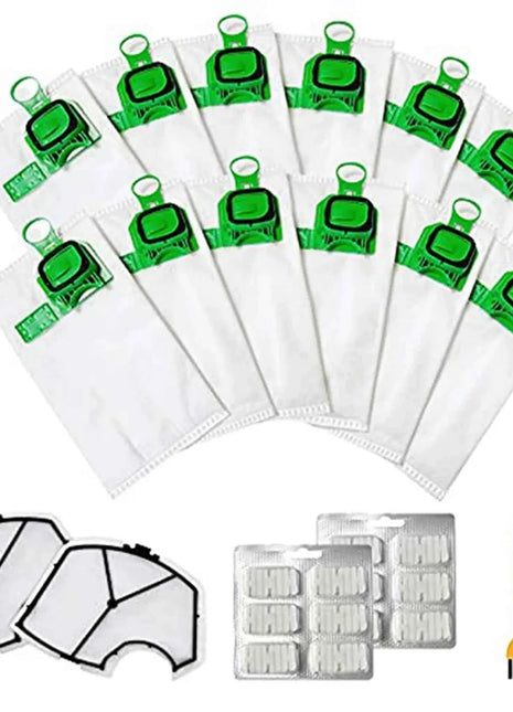 For Kobold Vacuum Cleaner Bag Kit Compatible for Vorwerk Kobold VK140 VK 140 VK150-A