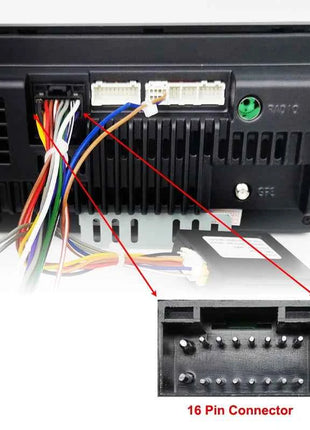 Adattatore per cablaggio Quadlock Decodificatore CAN Bus Spina a 16 pin Connettore Quad Lock Cavo di cablaggio per unità principale Android per BMW 3 E90 X1 E84