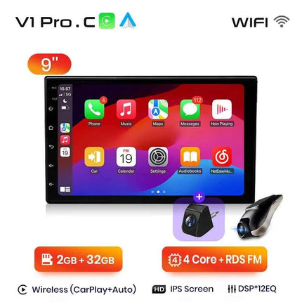 Junsun Qualcomm 8-Core 360 View Camera Universal Stereo 7" 9" 10" Car Radio CarPlay Android Auto Multimedia Player GPS DSP WiFi