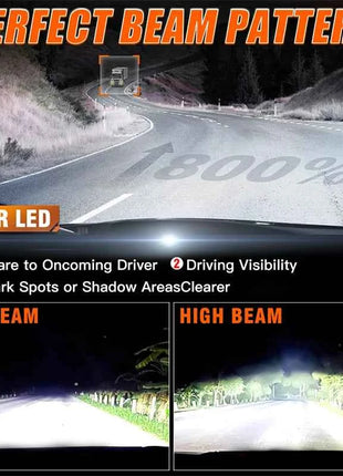 OSRAM Original H7 LED Bulb H1 H4 LED Moto H8 H11 9005 9006 HB3 HB4 HIR2 9012 Fog Lights 25/50W 6000K White Car Headlight Lamps