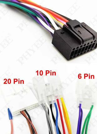 Cablaggio 16 Spille Connettore Spina Auto Android Unità Principale Cavo Adattatore per Toyota Corolla Camry RAV4 Hilux Land Cruiser Yaris