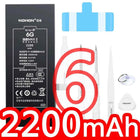 NOHON  High Capacity Phone Battery for iPhone 13 13Pro 12 Pro 11 X XR XS 12Mini 13PM 15Pro MAX 14 SE SE2 SE3 Replacement Bateria