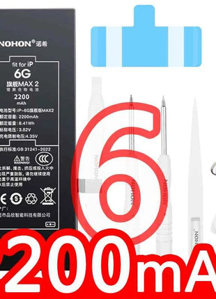 NOHON  High Capacity Phone Battery for iPhone 13 13Pro 12 Pro 11 X XR XS 12Mini 13PM 15Pro MAX 14 SE SE2 SE3 Replacement Bateria