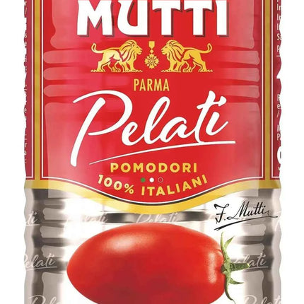 Tomato puree Mutti pack of 12 cans in 700 g glass + MUTTI giveaway Peeled Tomatoes, 400g