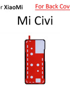 For Xiaomi Poco F5 F6 M6 X6 Pro Mi Civi 1S 2 3 4G LCD Display Back Cover Housing Sticker Tape Adhesive Parts
