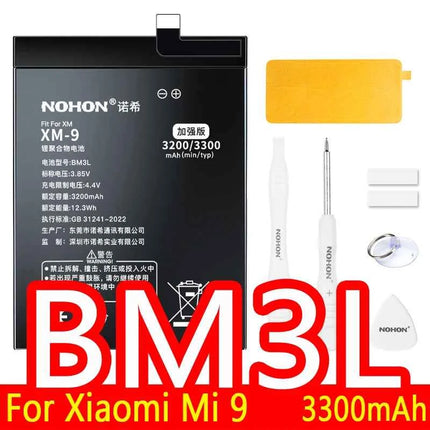 NOHON BM53 BM3L BM4E BM47 Battery For Xiaomi Mi 10T Pro Lite 9T 11T 8 9 10 10S 11 12 12X Max3 Mix 4 2 2S POCO F1 F2 Pro F3 M3 A3