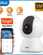 KERUI 4G/WiFi GSM Home Alarm System with 7-inch IPS Touch Screen Panel Compatible with Tuya Wireless Burglar Alarm System