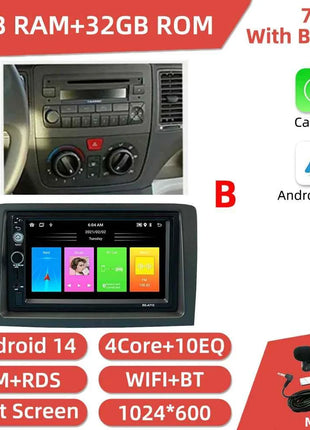 Car Radio For Fiat Idea Lancia Musa 2003-2008 2 Din Android Multimedia Stereo Player Head Unit Autoradio GPS Navigation Carplay