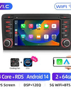 Junsun 7'' Wireless CarPlay Android Auto Car Radio Multimedia For Audi A3 8P S3 2003-2012 4G WiFi GPS Navigation Autoradio