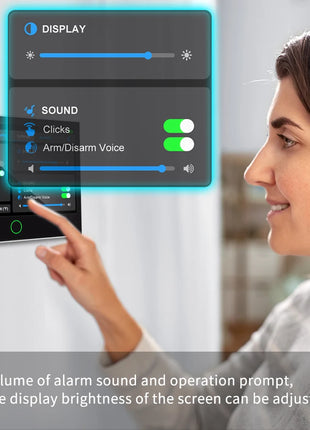 Sistema di Allarme Domestico KERUI 4G/WiFi GSM con Pannello Touch Screen IPS da 7 Pollici Compatibile con Tuya Sistema di Allarme Wireless Antifurto