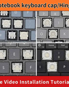 Replacement Keycap Key cap &Scissor Clip&Hinge For Microsoft Surface Pro 1/2/3/4/5/6 Laptop Keyboard KEY & Clips