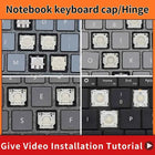 Replacement Keycap Key cap &Scissor Clip&Hinge For Microsoft Surface Pro 1/2/3/4/5/6 Laptop Keyboard KEY & Clips