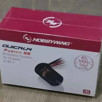 Hobbywing QuicRun Fusion SE 1200KV / 1800KV Sensored Brushless Motor Built In 40A ESC 2 in 1 Waterproof For 1/10 1/8 RC Car part