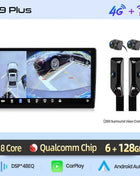 Junsun Qualcomm 8-Core 360 Camera Wireless CarPlay Android Auto Car Radio for Jeep Renegade 2016-2020 GPS Multimedia