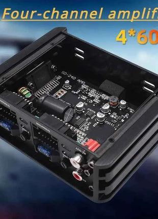 Car Power Amplifier 4*60W  Car DSP Audio Speaker Amplifier Lossless Audio Processor For Android Large Screen Dedicated 1pcs