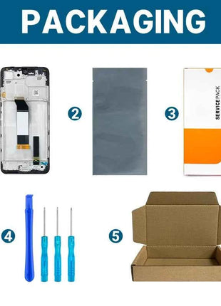 Di alta Qualità AMOLED Per Xiaomi Redmi Nota 10 5G LCD 10T 5G Touch Screen Digitizer Per Xiaomi POCO M3 Pro 5G Display M2103K19G