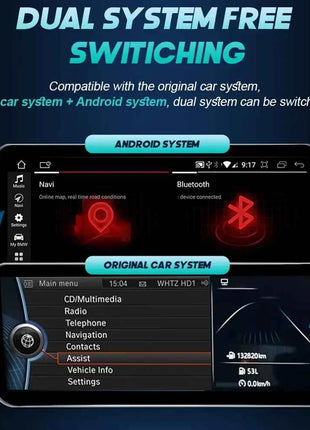 Wireless Carplay Android 14 For BMW F20 F30 F21 F22 F31 F32 F33 F34 F36 NBT EVO Multimedia Player Auto Radio Screen GPS
