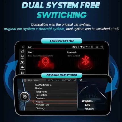 Wireless Carplay Android 14 For BMW F20 F30 F21 F22 F31 F32 F33 F34 F36 NBT EVO Multimedia Player Auto Radio Screen GPS