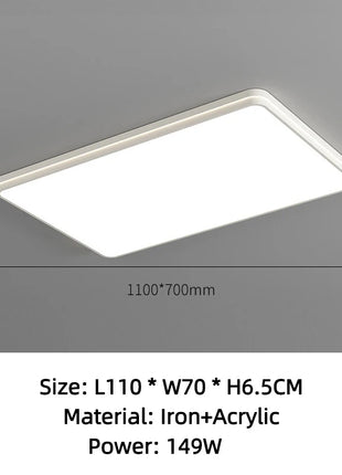 Lampade da soffitto per interni nordici Decorazione moderna del soggiorno della casa Apparecchio di controllo remoto Lampadario da studio quadrato per camera da letto per bambini