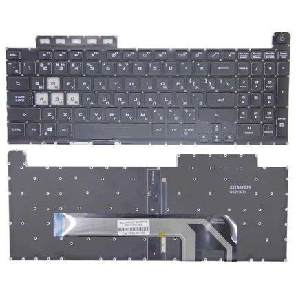 100%New US/RU For Asus FA506H FA506 FX506 FX706L FA706 F15 FA506Q FX506H FX506LI FX506LH English Laptop Backlight Keyboard