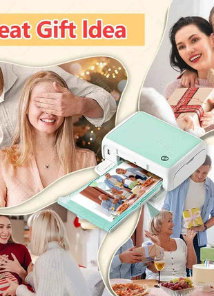 300dpi CP4000l 4x6 Inch Portable Full Color Photo Picture Printer Mini Househeld Thermal Sublimation and Paper Ribbon Home use