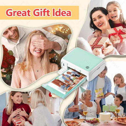 300dpi CP4000l 4x6 Inch Portable Full Color Photo Picture Printer Mini Househeld Thermal Sublimation and Paper Ribbon Home use