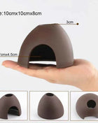 Ceramic House Fish Tank Aquarium Decoration Fish Shrimps Shelter House Pottery Scorpion House Canister Simulation Stone Ornament