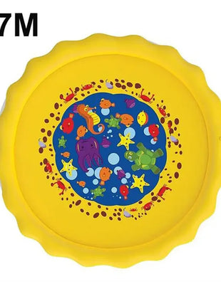 170CM Inflatable Sprinkler Play Mat for Kids Summer Outdoor Beach Games Lawn Pool Pad Toys for Children