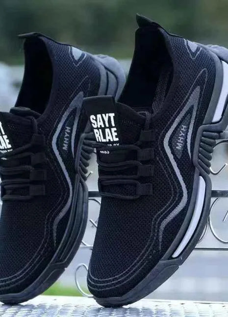 Scarpe da uomo Slip on Sneakers alla moda Scarpe da corsa sportive maschili Traspiranti Allenamento in palestra Scarpe da tennis da passeggio Scarpe da allenamento antiscivolo